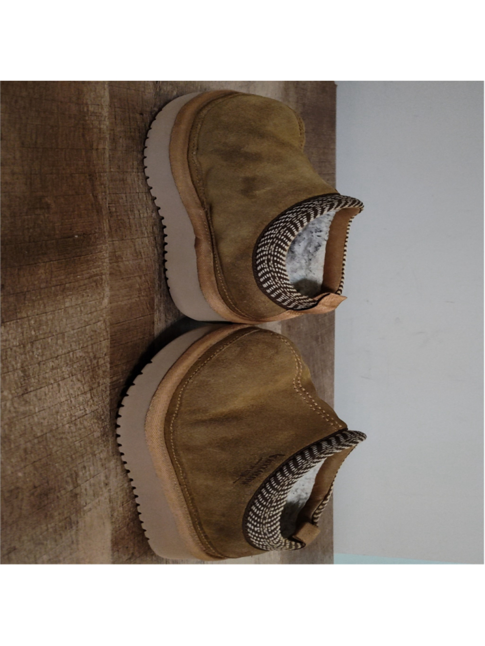Women's Koolaburra by UGG Brown Suede Slippers - Picture 4 of 6